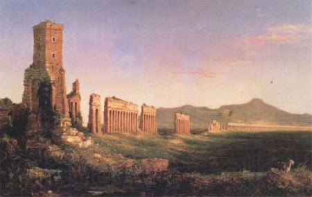 Thomas Cole Aqueduct near Rome (mk13) Spain oil painting art